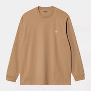 MANCHES LONGUES CHASE - DUSTY H BROWN CARHARTT WIP -  Klubb
