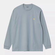 MANCHES LONGUES CHASE - FROSTED BLUE CARHARTT WIP -  Klubb