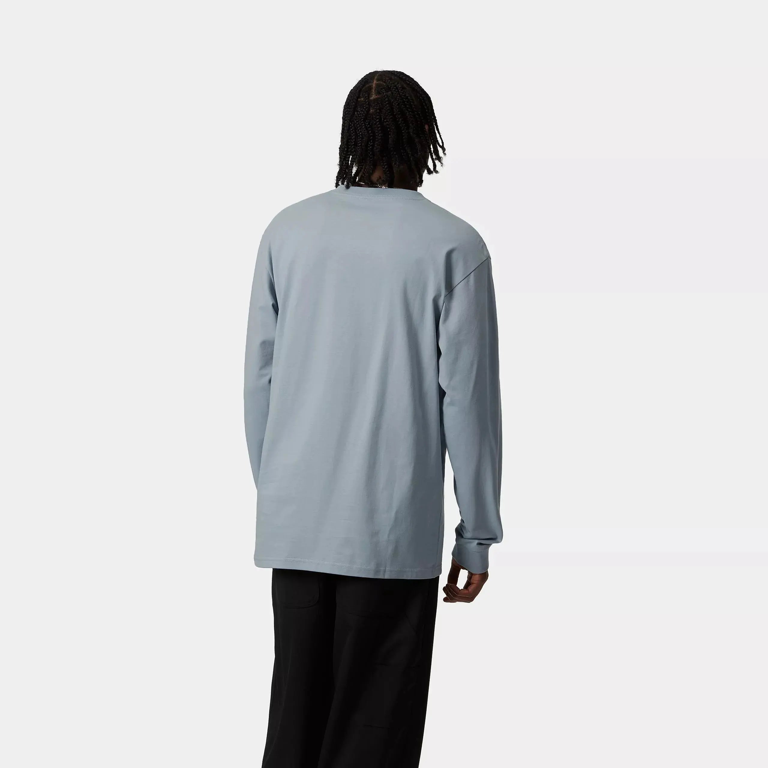MANCHES LONGUES CHASE - FROSTED BLUE CARHARTT WIP -  Klubb