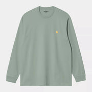 MANCHES LONGUES CHASE - FROSTED GREEN CARHARTT WIP -  Klubb