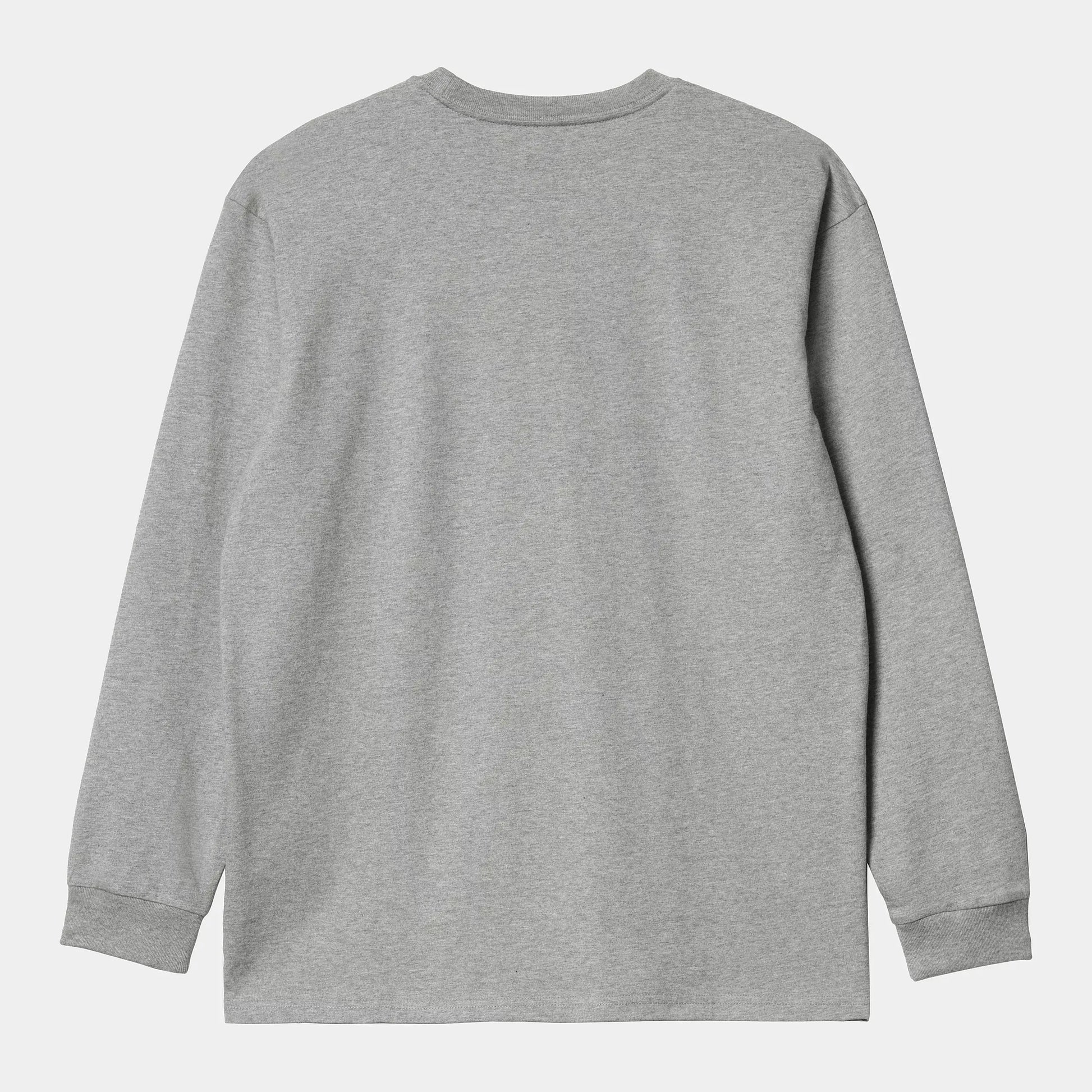MANCHES LONGUES CHASE - GREY HEATHER CARHARTT WIP -  Klubb