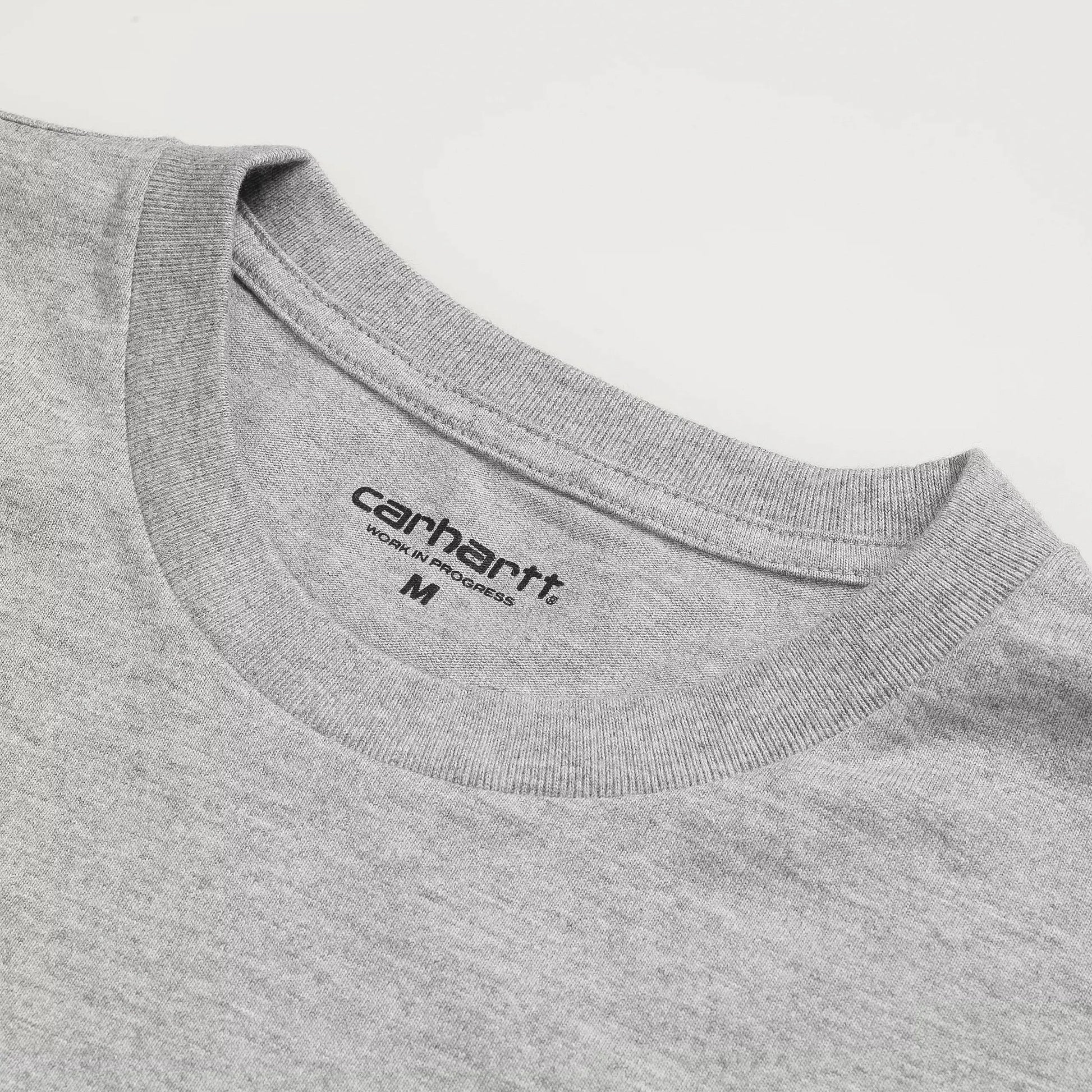 MANCHES LONGUES CHASE - GREY HEATHER CARHARTT WIP -  Klubb