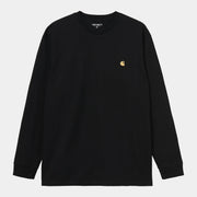 MANCHES LONGUES CHASE - NOIR CARHARTT WIP -  Klubb