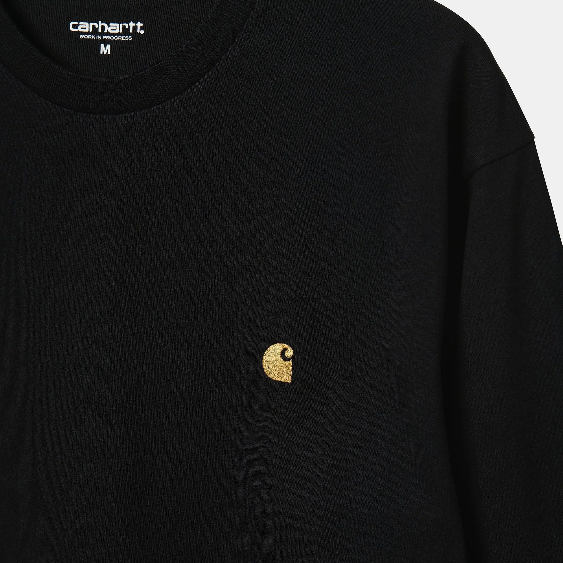 MANCHES LONGUES CHASE - NOIR CARHARTT WIP -  Klubb
