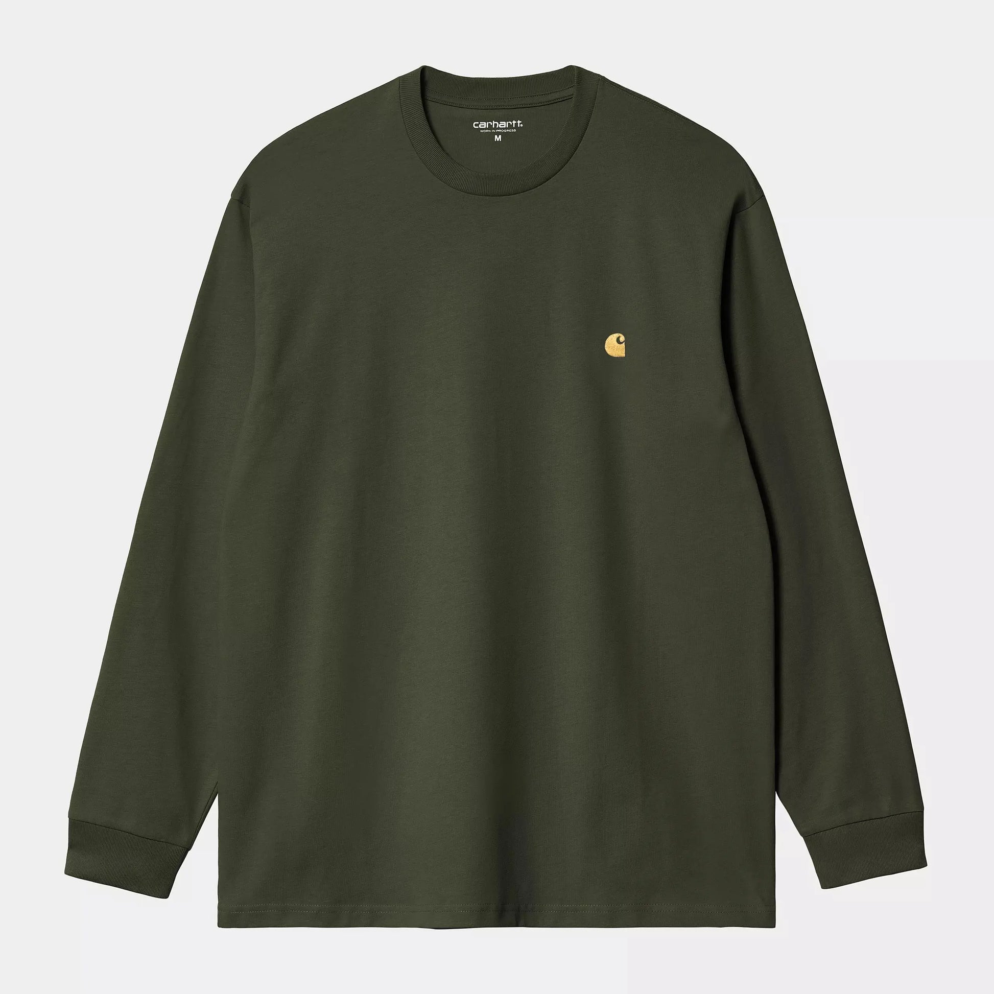 CARHARTT WIP -  MANCHES LONGUES CHASE - OLIVE -  Klubb