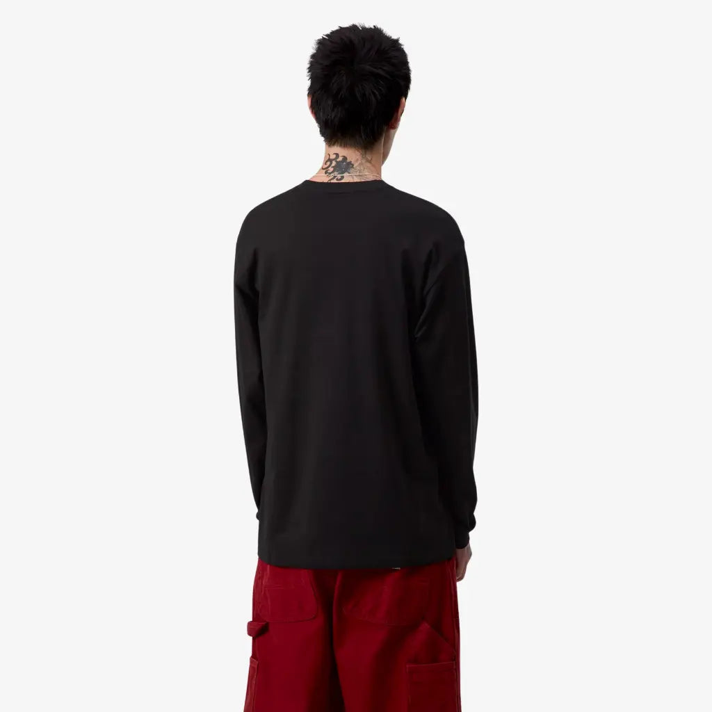CARHARTT WIP -  MANCHES LONGUES POCKET HEART BLACK & RED -  Klubb
