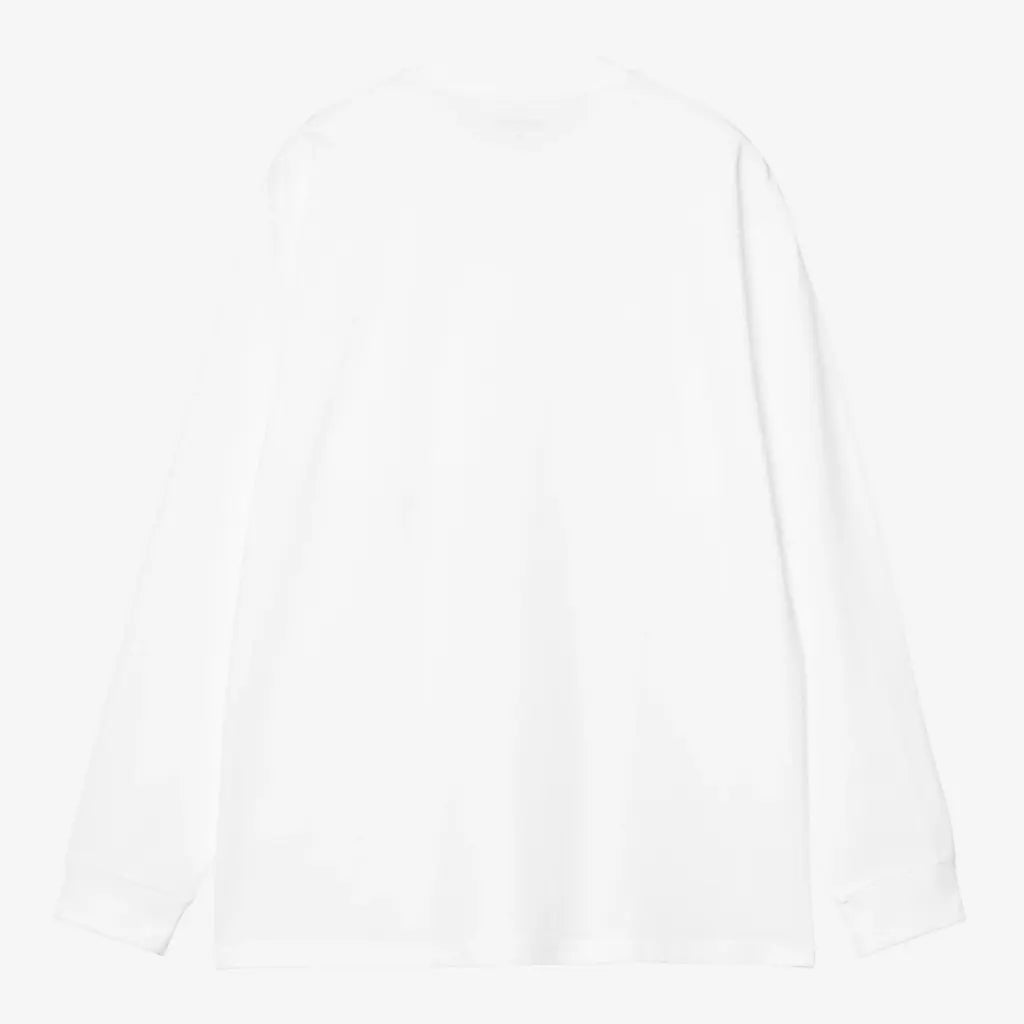 CARHARTT WIP -  MANCHES LONGUES POCKET HEART WHITE & RED -  Klubb