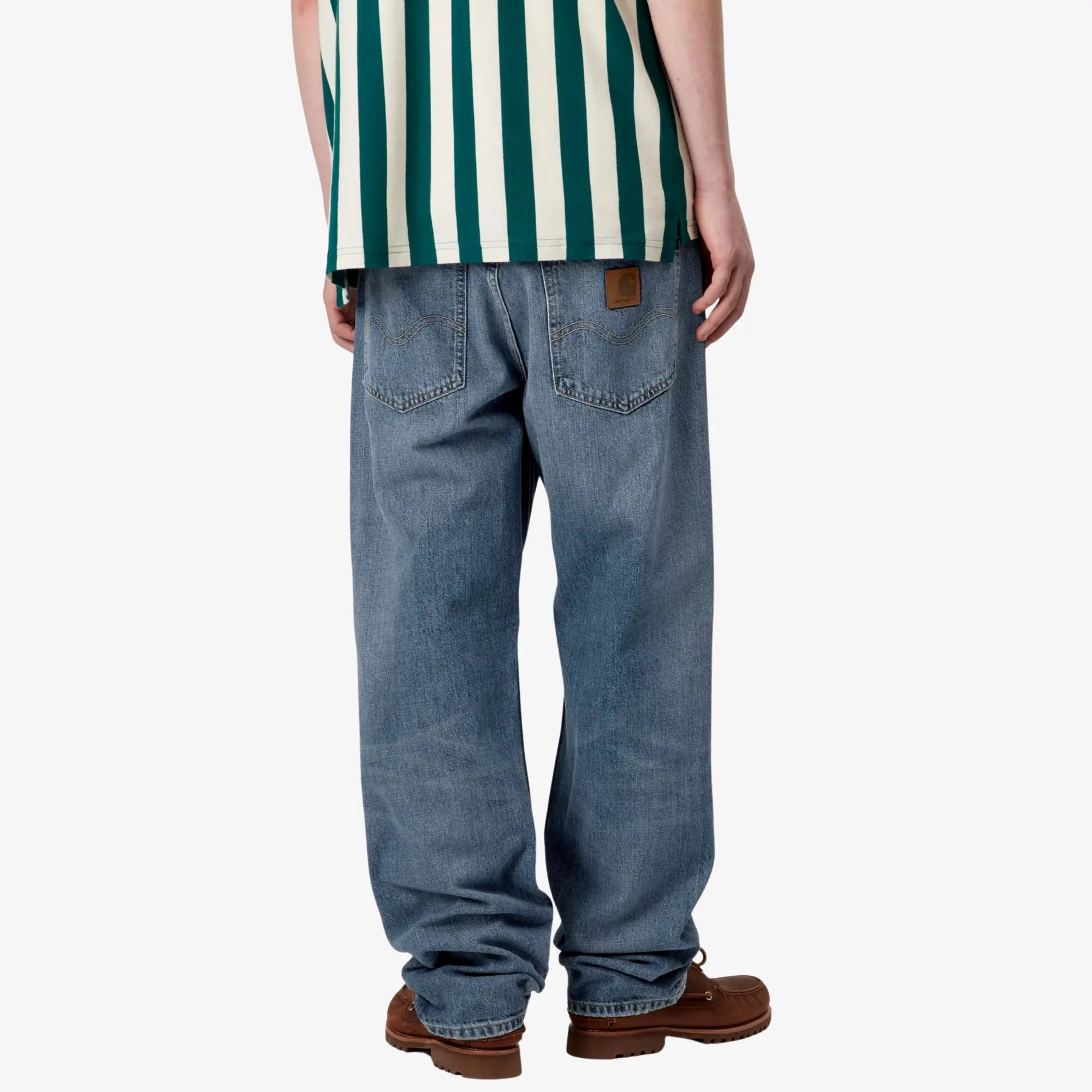 MARLOW PANT BLUE WORN BLEACHED