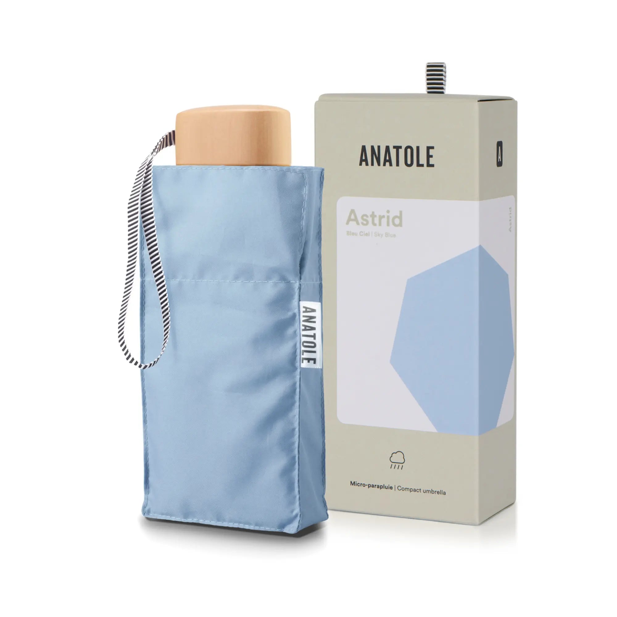 MINI PARAPLUIE - BLEU CIEL - ASTRID