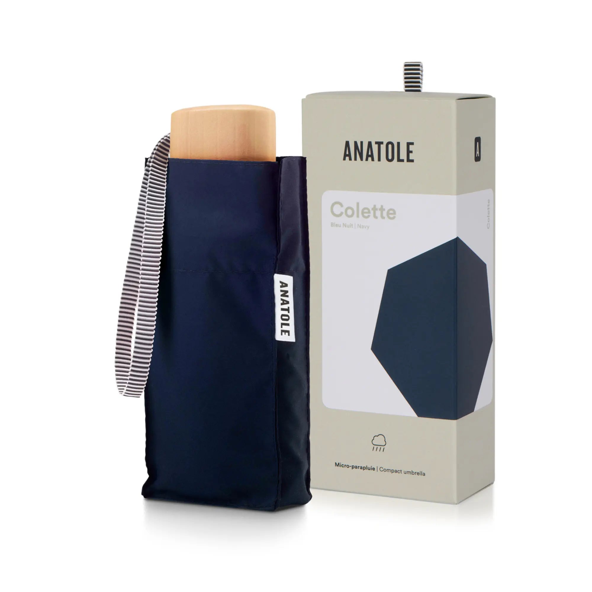 MINI PARAPLUIE - BLEU MARINE - COLETTE