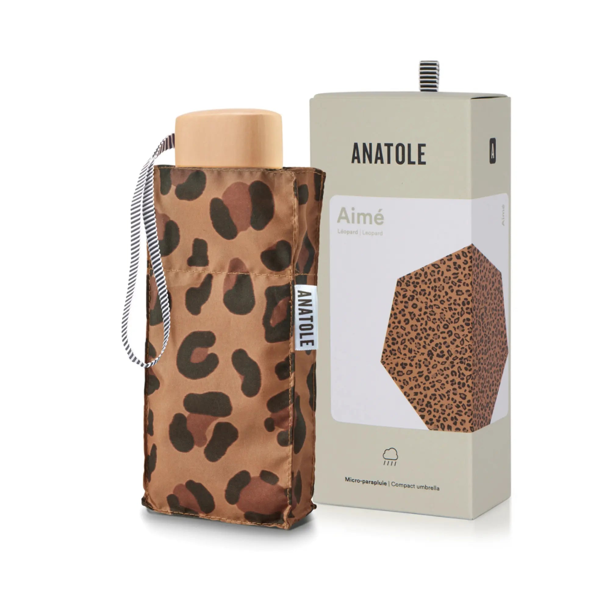 MINI PARAPLUIE - LÉOPARD - AIMÉ