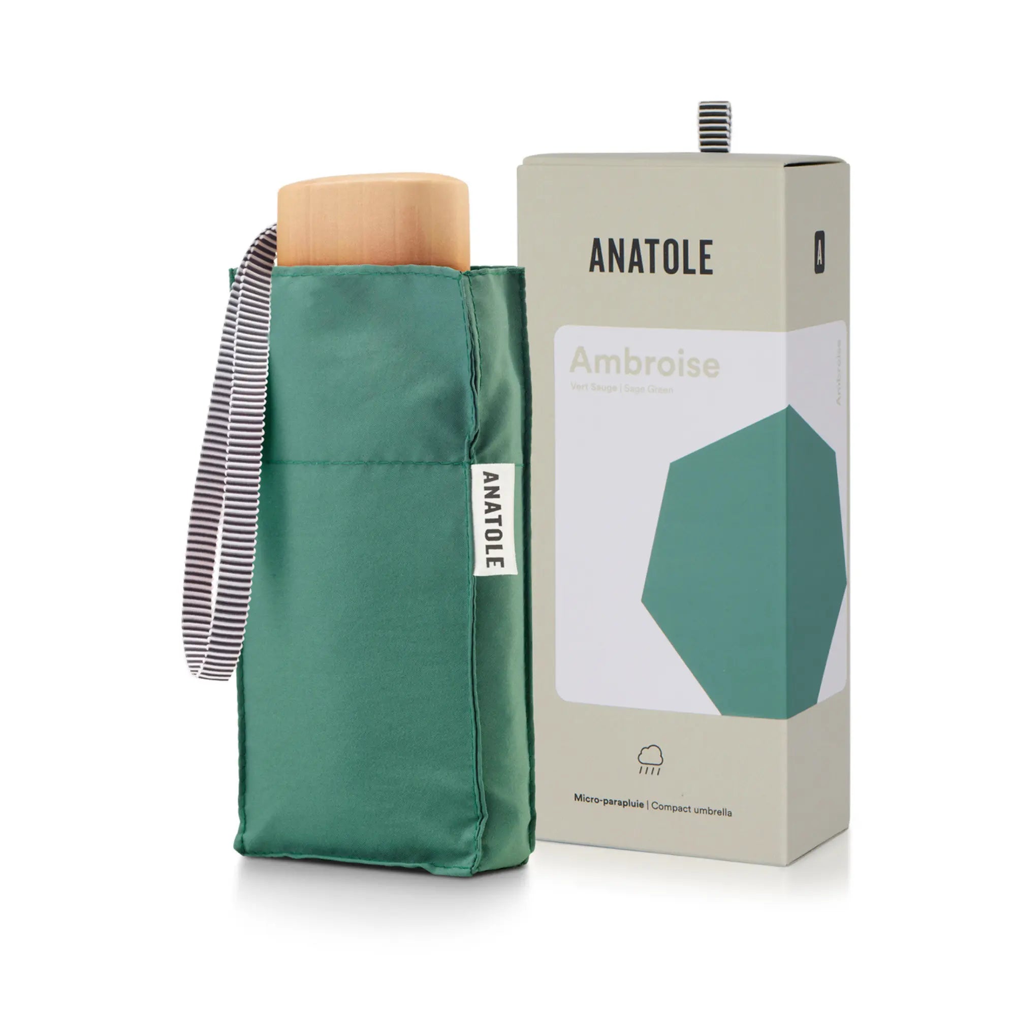 MINI PARAPLUIE - VERT SAGE - GUSTAVE