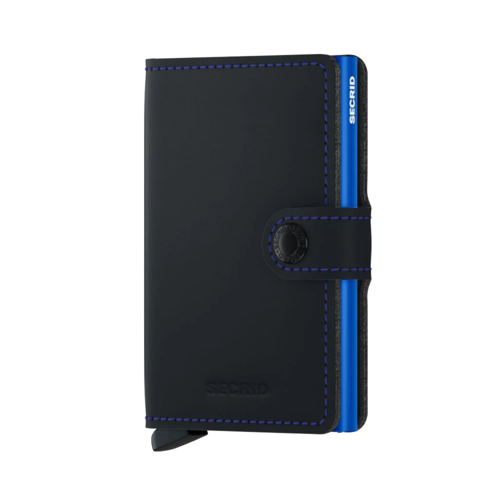 MINIWALLET - MATTE BLACK & BLUE