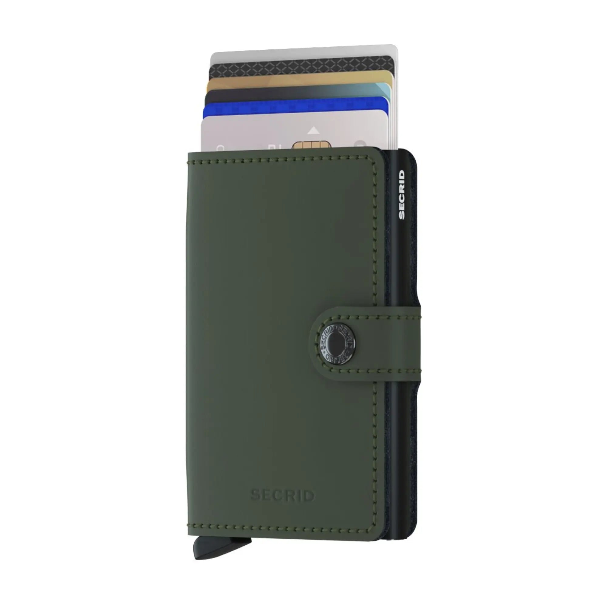 MINIWALLET - MATTE GREEN & BLACK