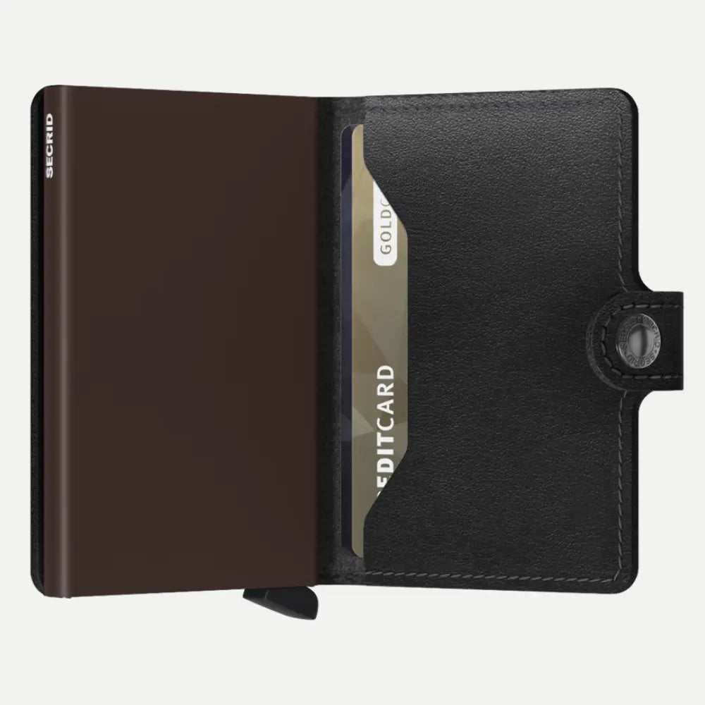 Miniwallet - Original Black et Brown - Secrid - détail 2