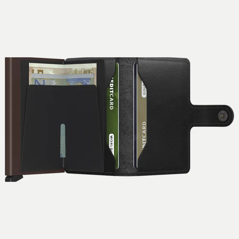 Miniwallet - Original Black et Brown - Secrid - détail 3