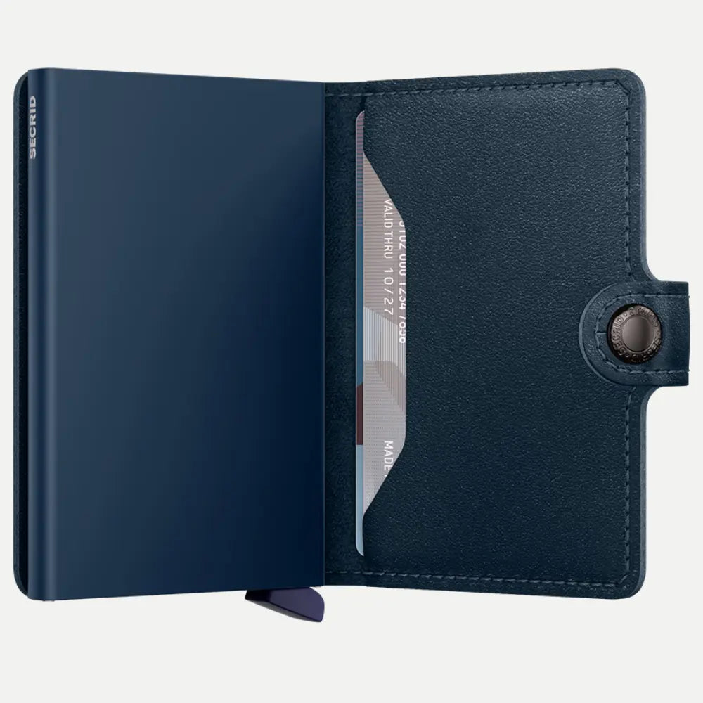 Miniwallet - Original Navy et Navy - Secrid - détail 2
