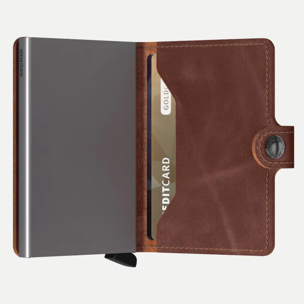 Miniwallet - Vintage Brown - Secrid - détail 2