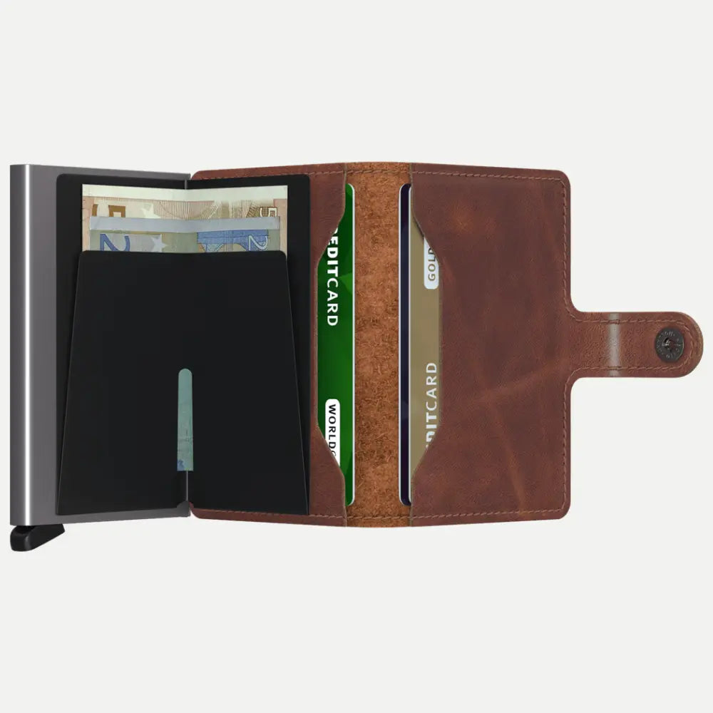 Miniwallet - Vintage Brown - Secrid - détail 3