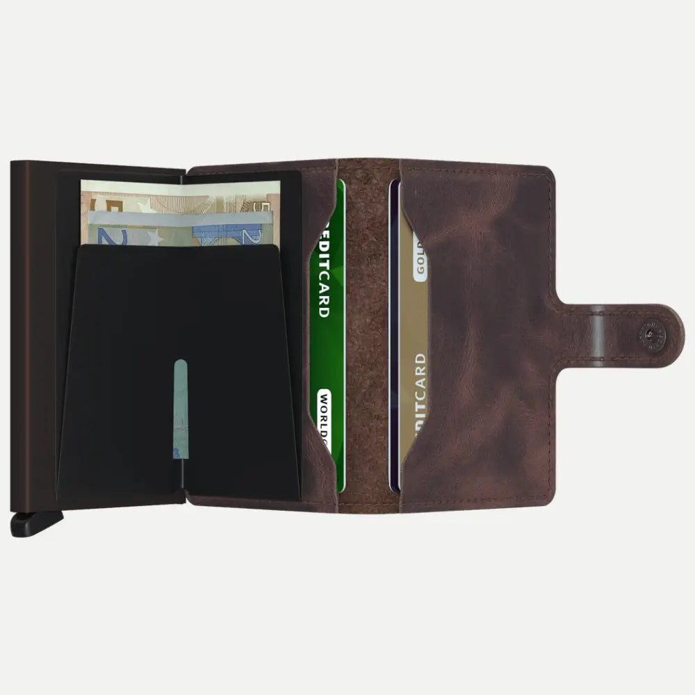 Miniwallet - Vintage Chocolate - Secrid - détail 3