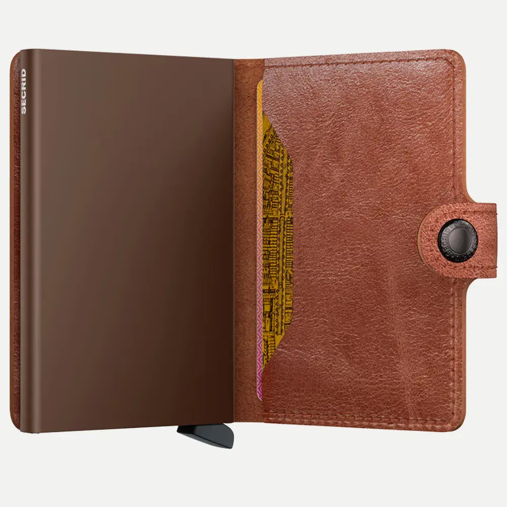 Miniwallet - Vintage Cognac Brown - Secrid - détail 2