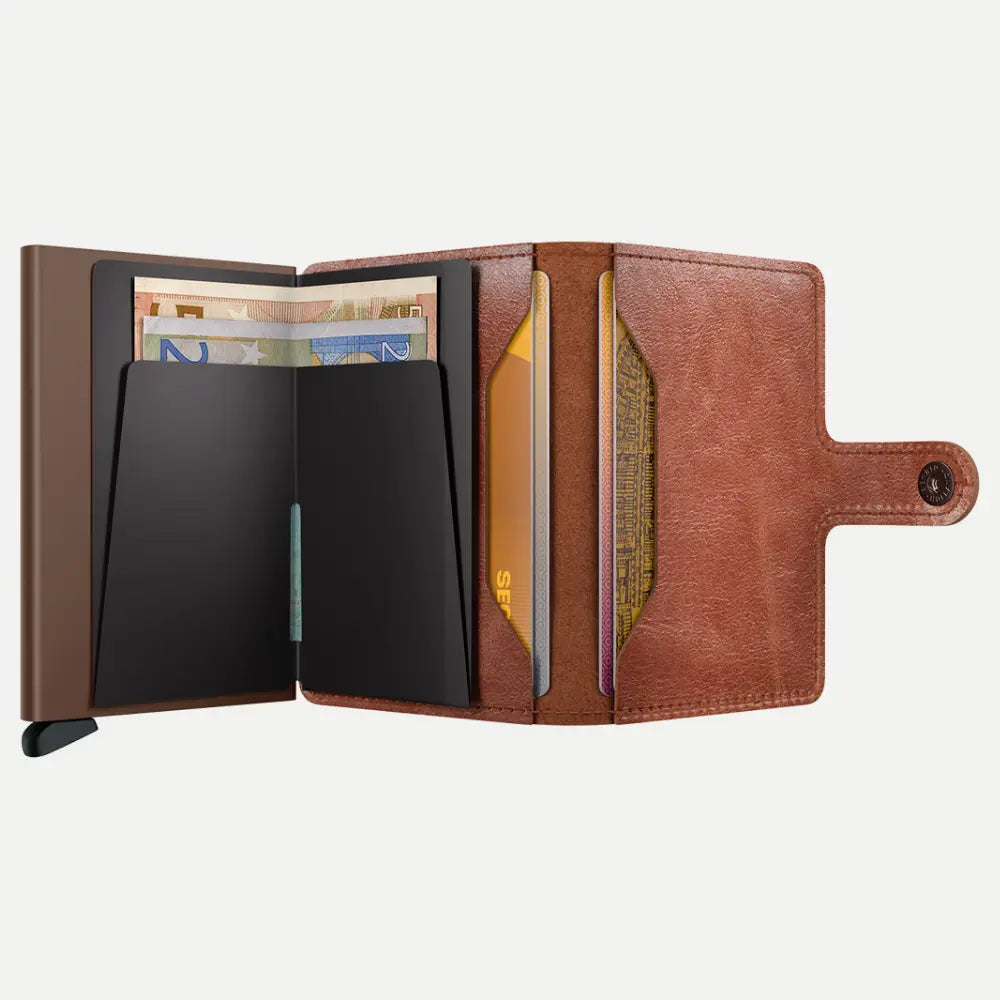 Miniwallet - Vintage Cognac Brown - Secrid - détail 3