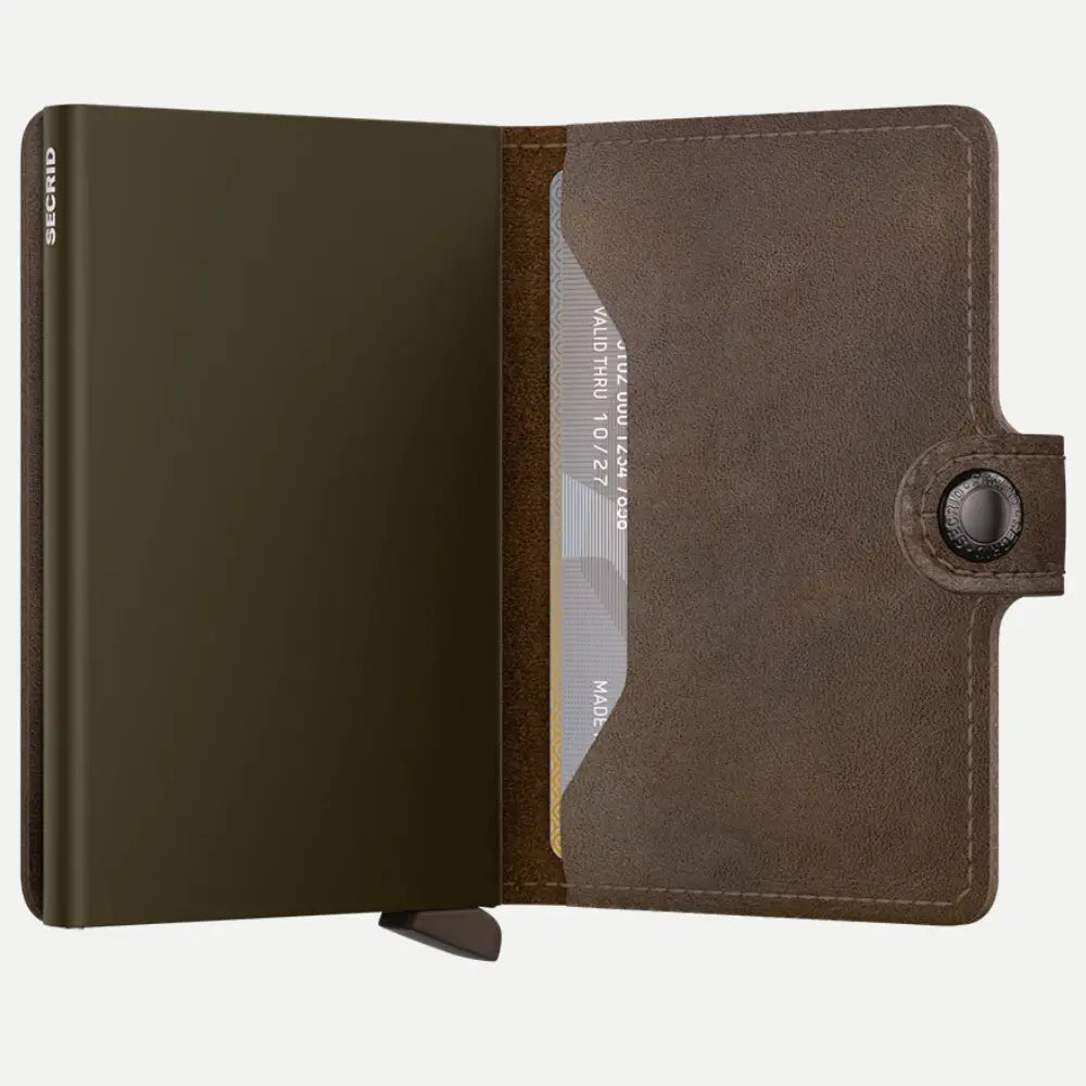 Miniwallet - Vintage Oak - Secrid - détail 2