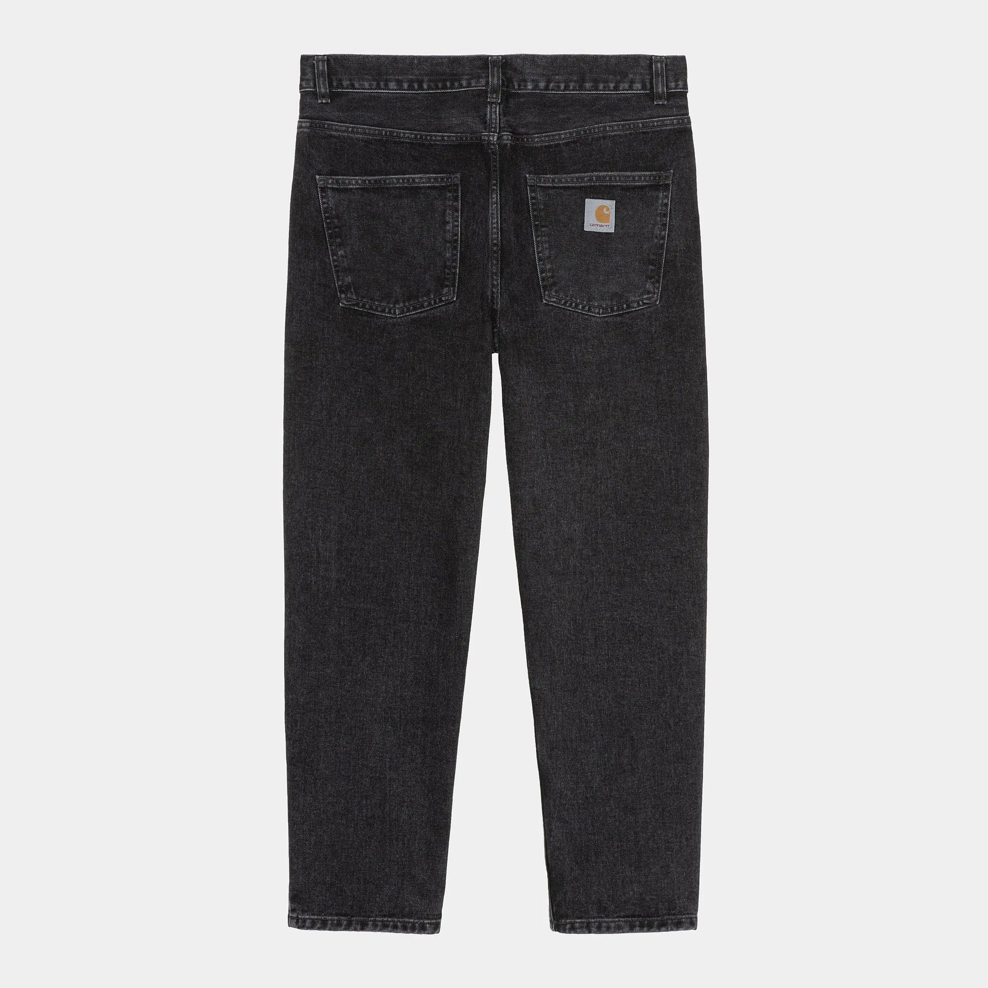 NEWEL PANT - BLACK STONE WASHED CARHARTT WIP -  Klubb