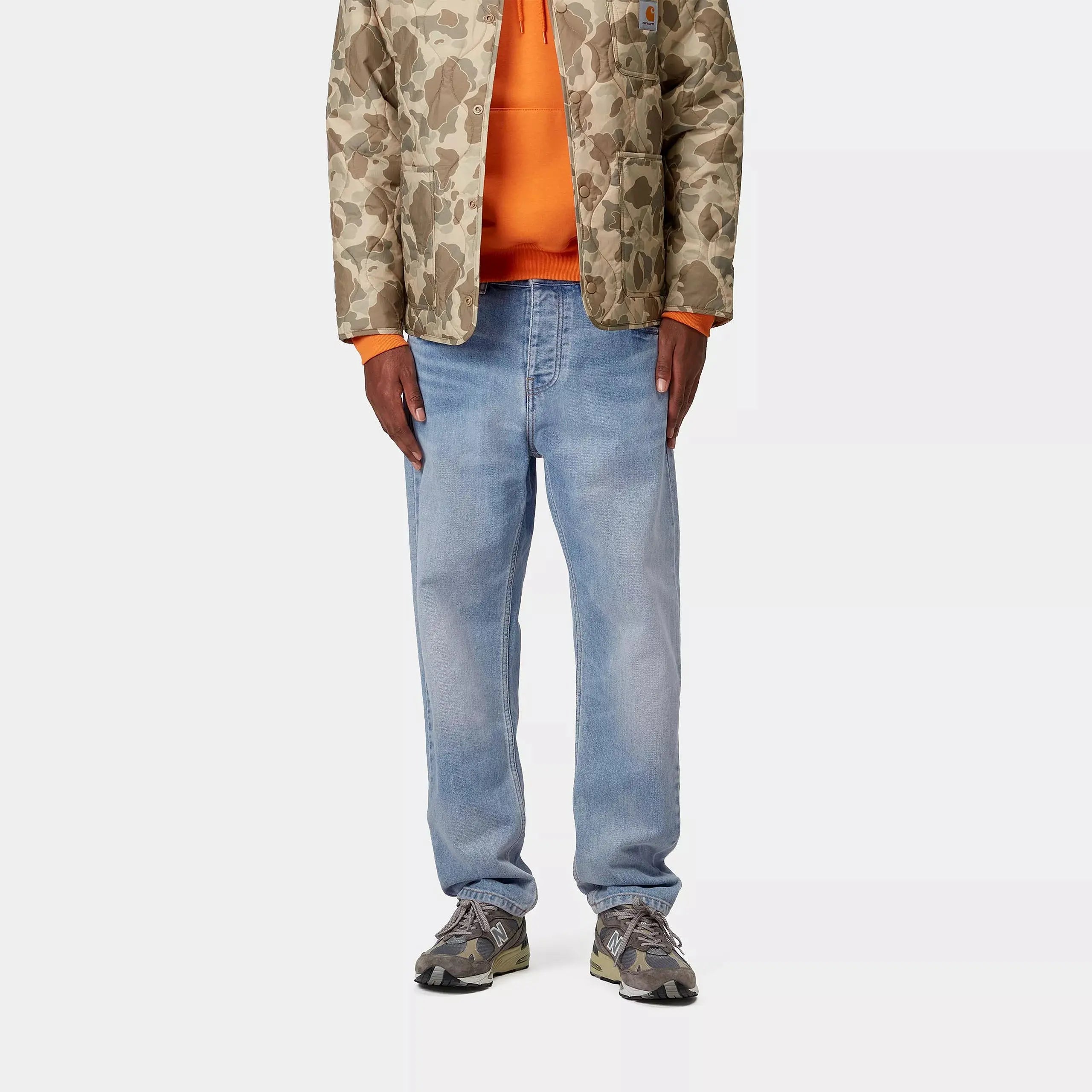 NEWEL PANT BLUE LIGHT USED CARHARTT WIP -  Klubb