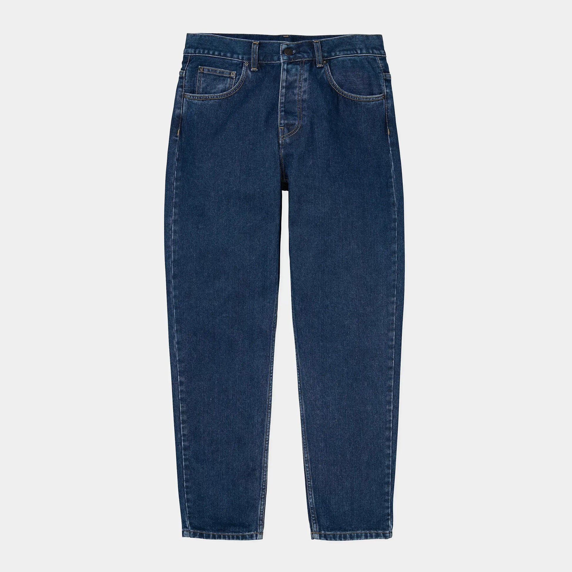 NEWEL PANT - BLUE STONE WASHED CARHARTT WIP -  Klubb