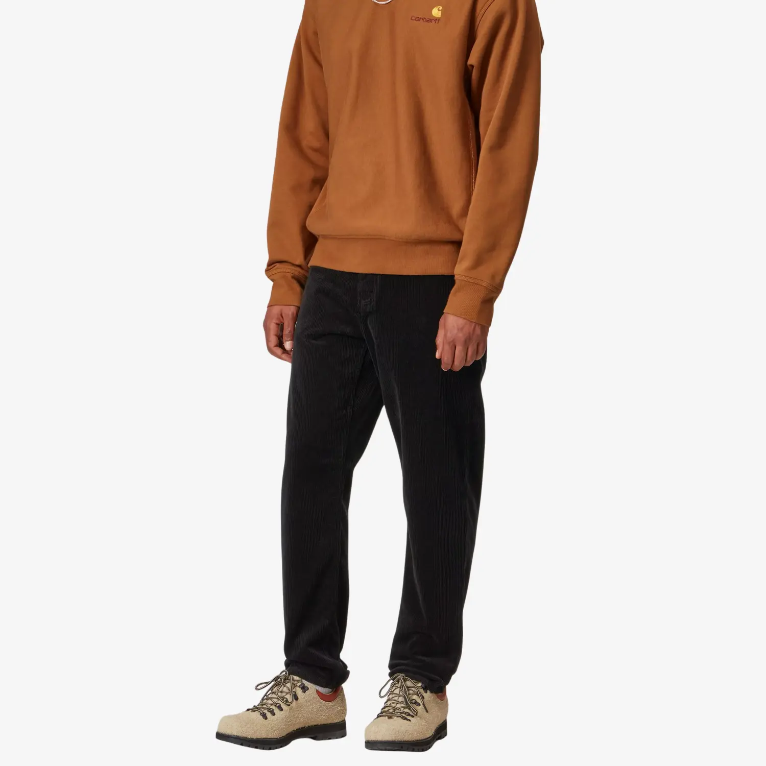 CARHARTT WIP -  NEWEL PANT VELOURS - BLACK -  Klubb