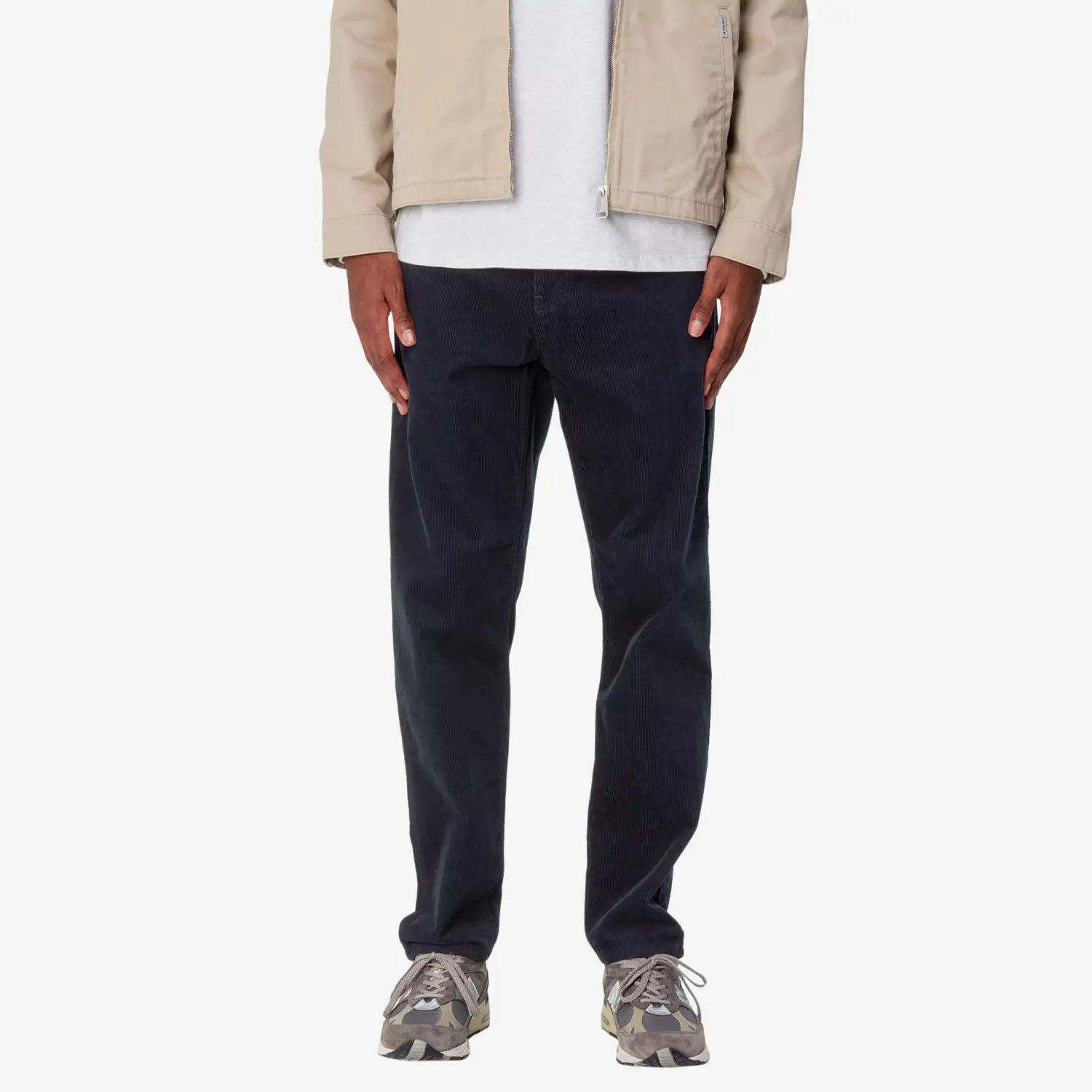 NEWEL PANT VELOURS - DARK NAVY