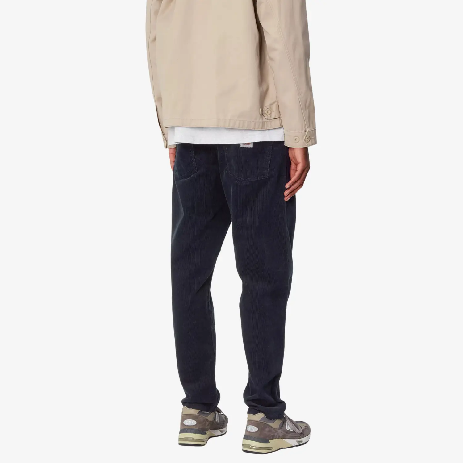 NEWEL PANT VELOURS - DARK NAVY