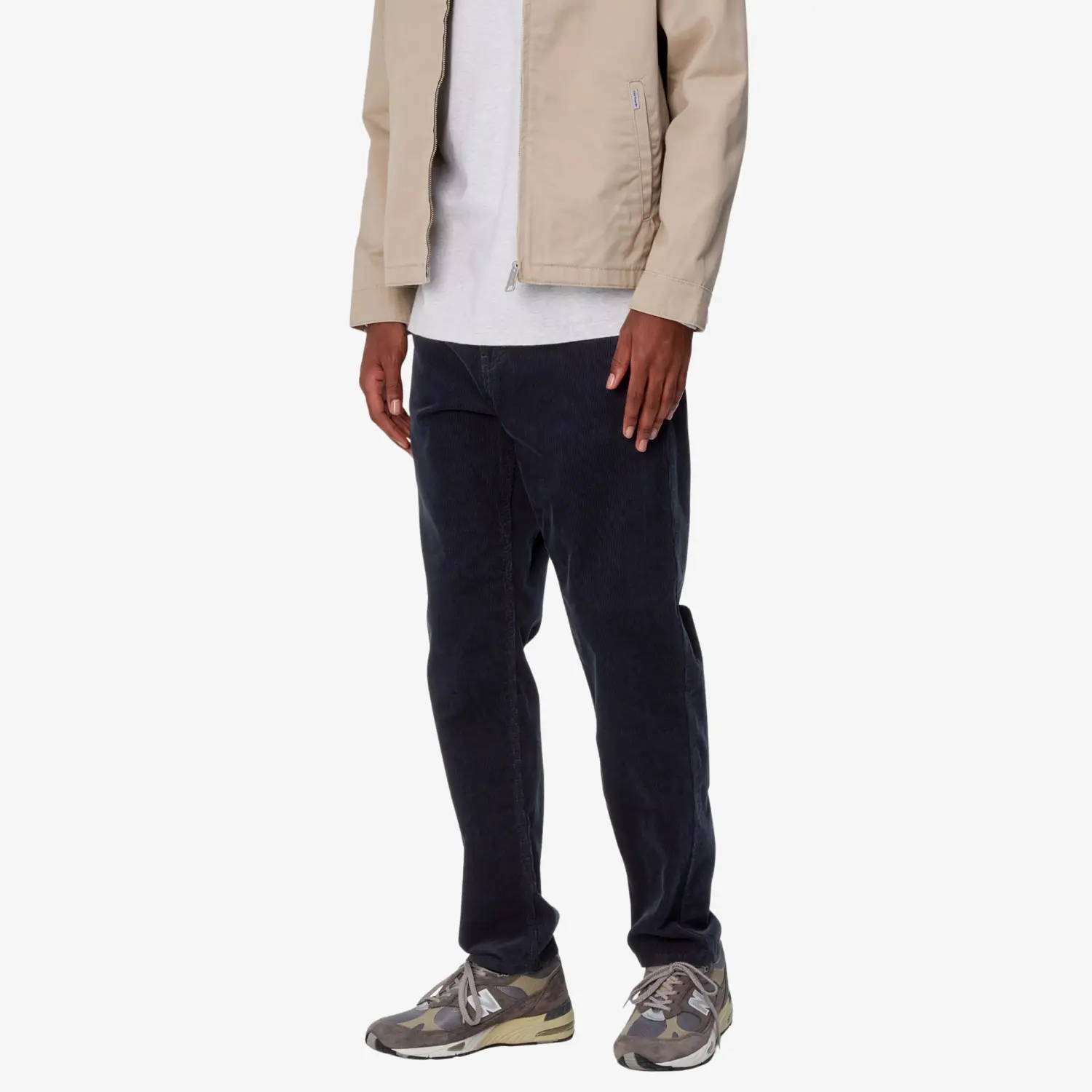 NEWEL PANT VELOURS - DARK NAVY