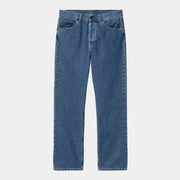 NOLAN PANT - BLUE HEAVY STONE WASH CARHARTT WIP -  Klubb
