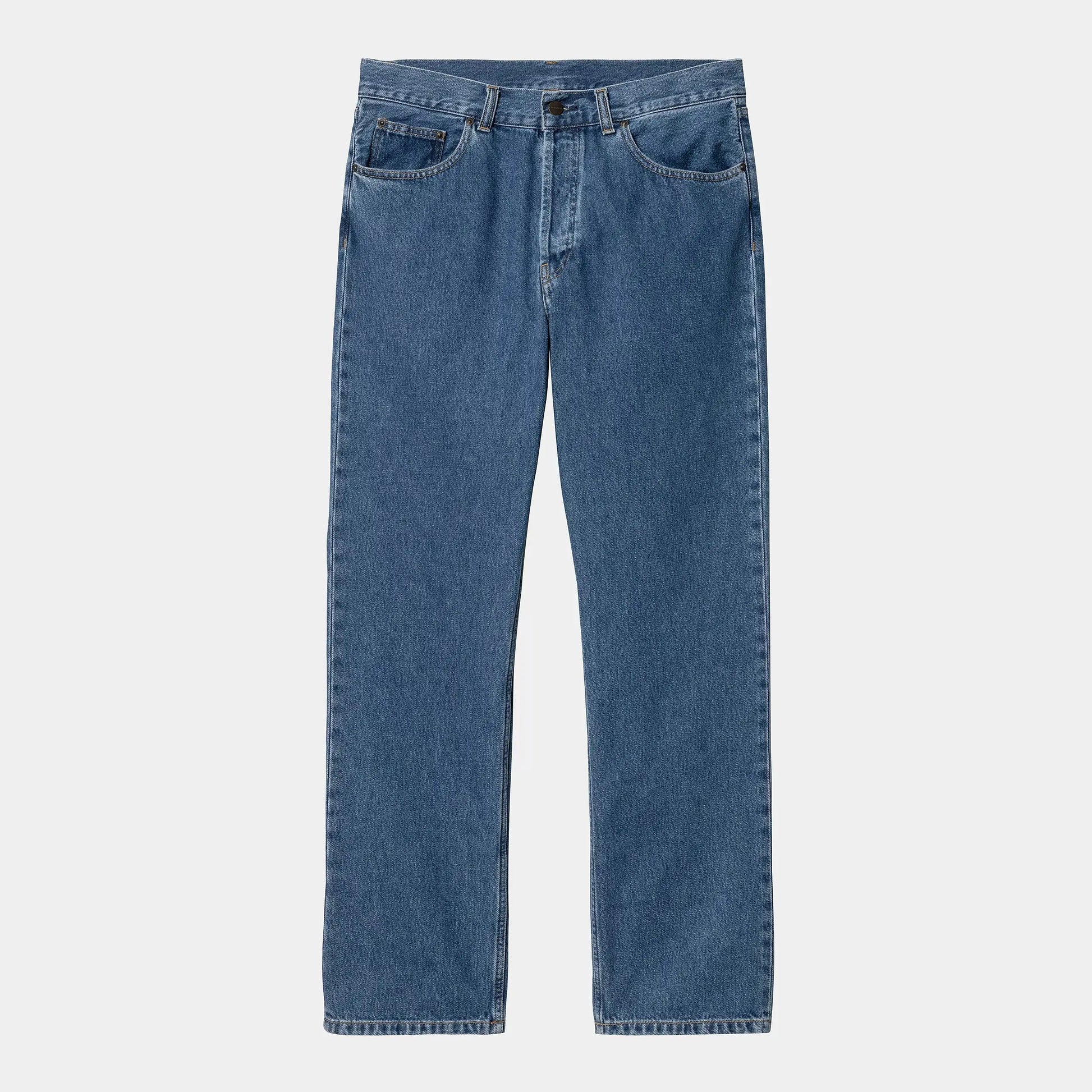 NOLAN PANT - BLUE HEAVY STONE WASH CARHARTT WIP -  Klubb