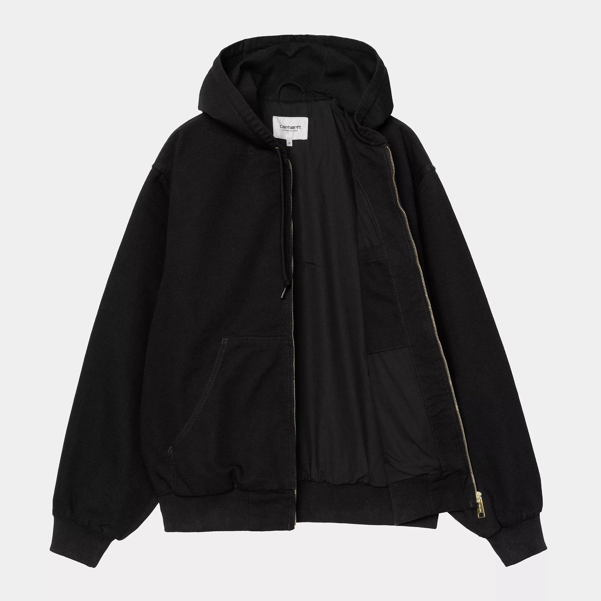 OG ACTIVE JACKET BLACK RINSED CARHARTT WIP -  Klubb