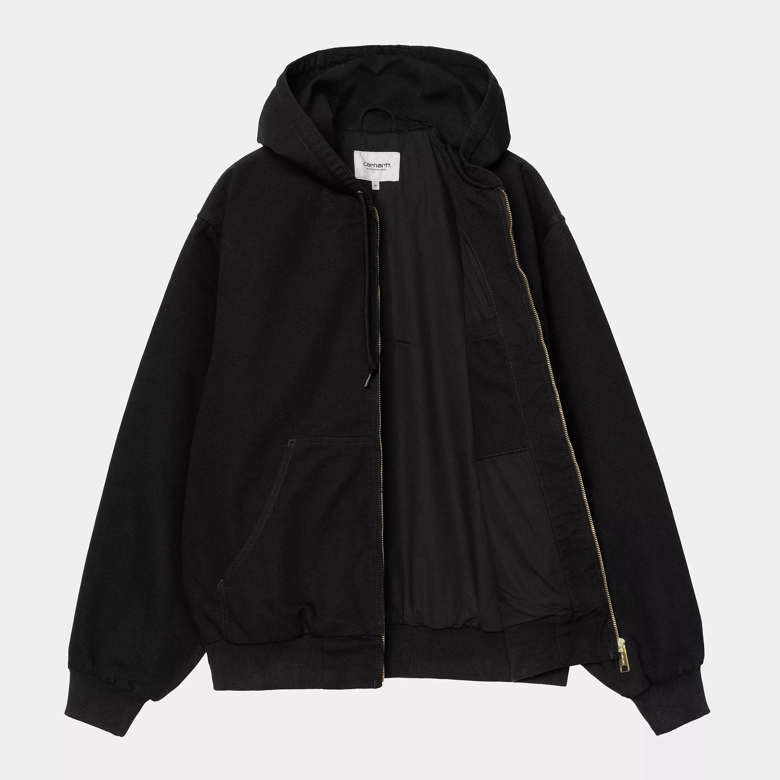 OG ACTIVE JACKET BLACK RINSED CARHARTT WIP -  Klubb