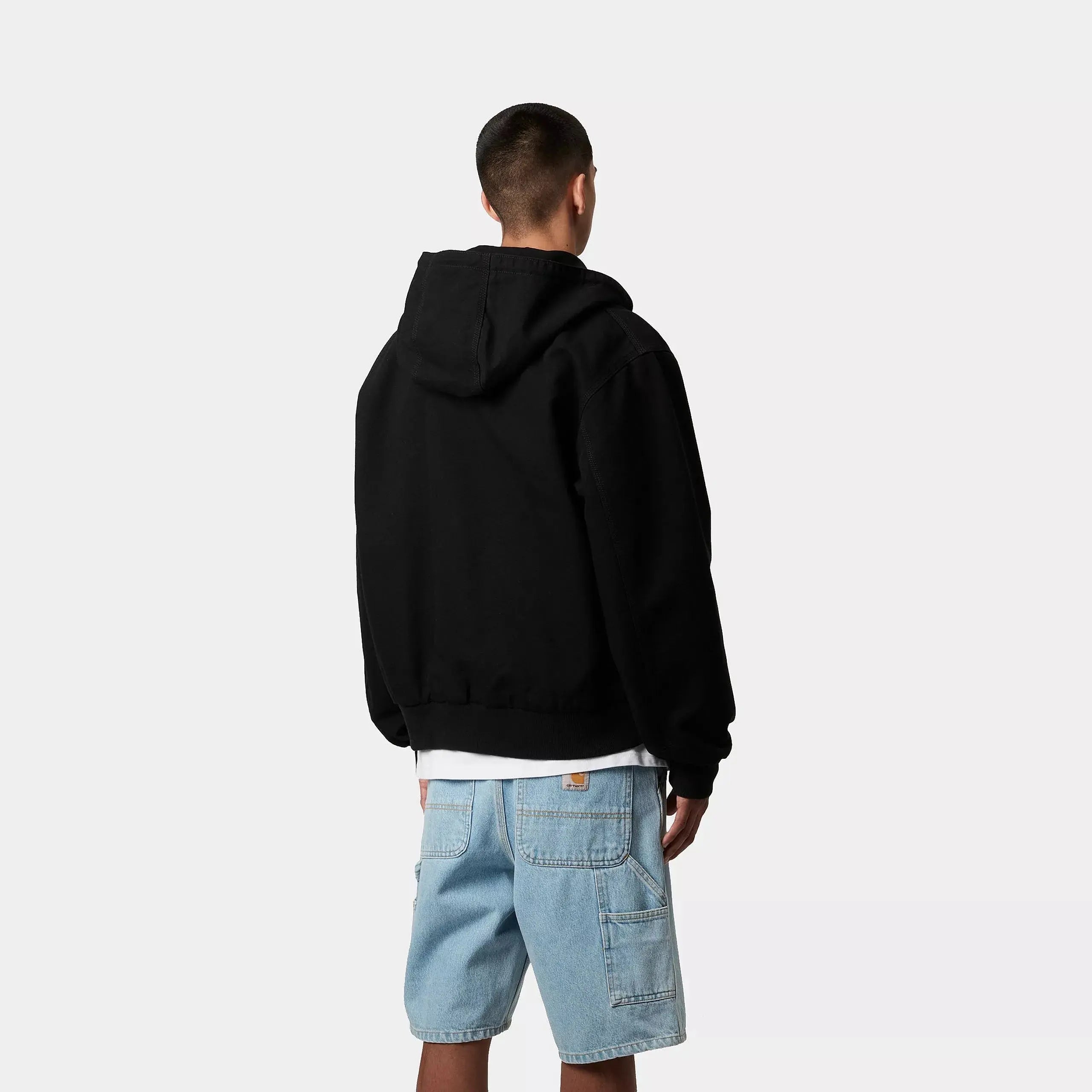 OG ACTIVE JACKET BLACK RINSED CARHARTT WIP -  Klubb