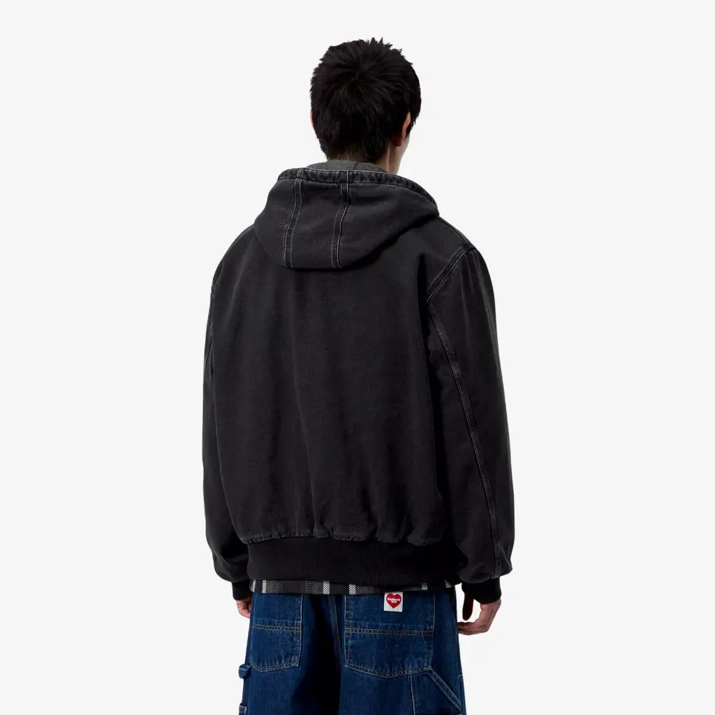 CARHARTT WIP -  OG ACTIVE JACKET WINTER - BLACK STONE WASHED -  Klubb