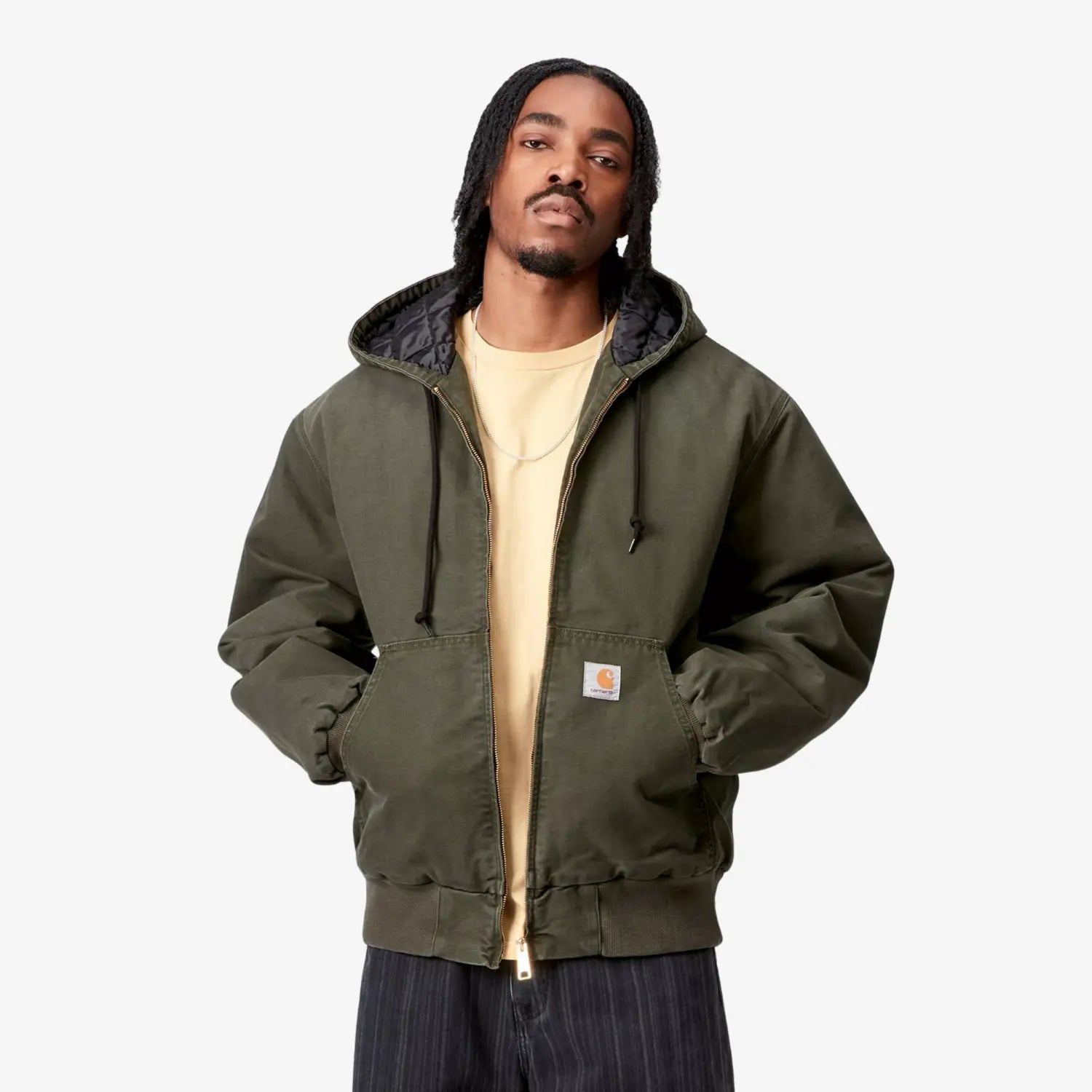 CARHARTT WIP -  OG ACTIVE JACKET WINTER - OLIVE STONE CANVAS -  Klubb