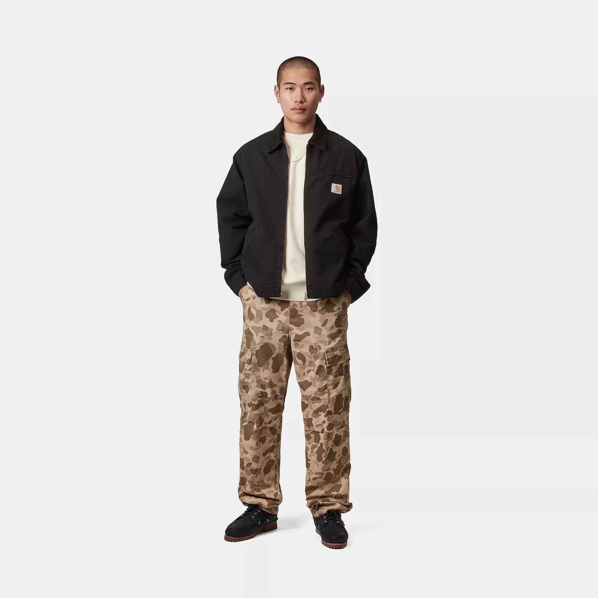 OG DETROIT JACKET - BLACK CARHARTT WIP -  Klubb