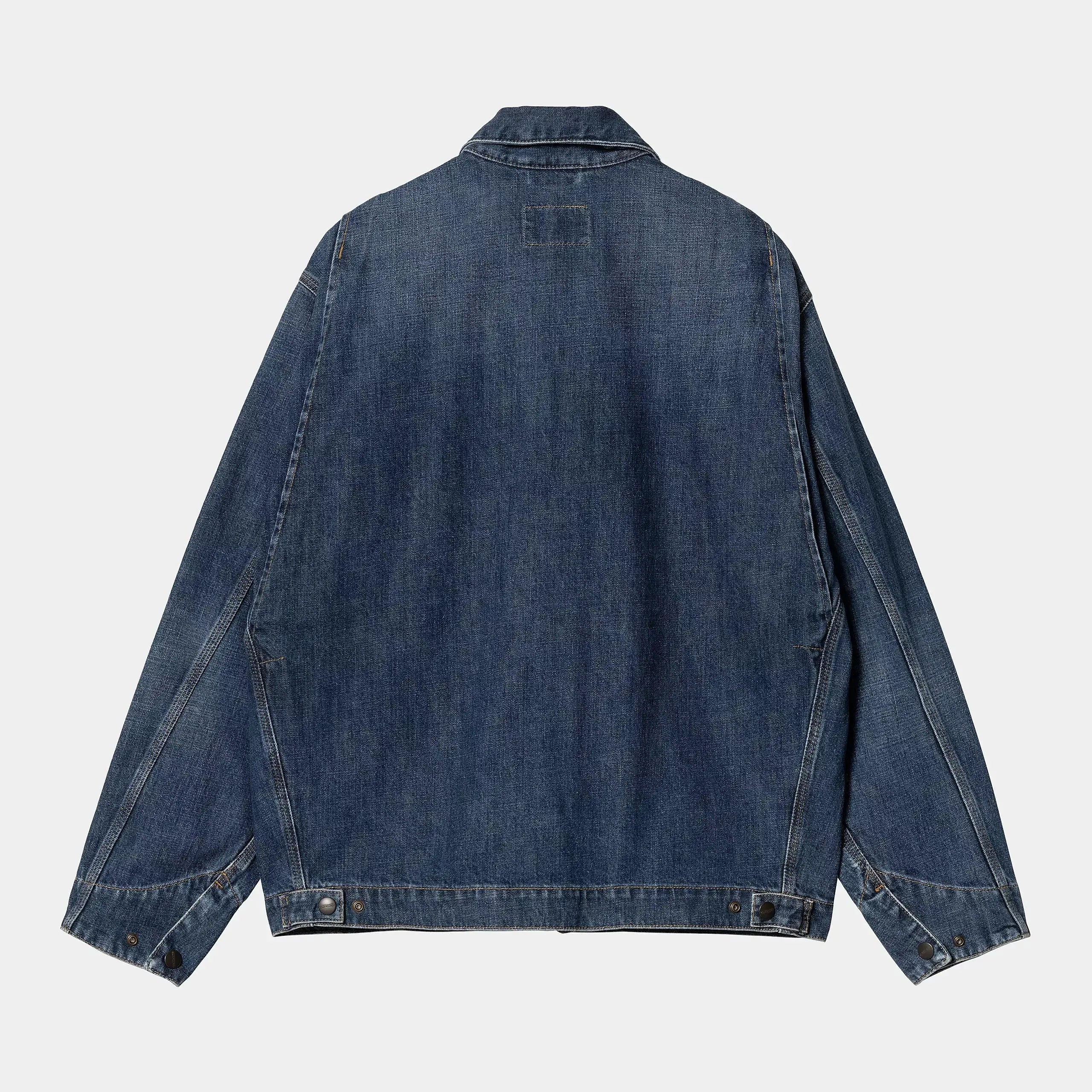 OG DETROIT JACKET - BLUE DARK USED WASH CARHARTT WIP -  Klubb