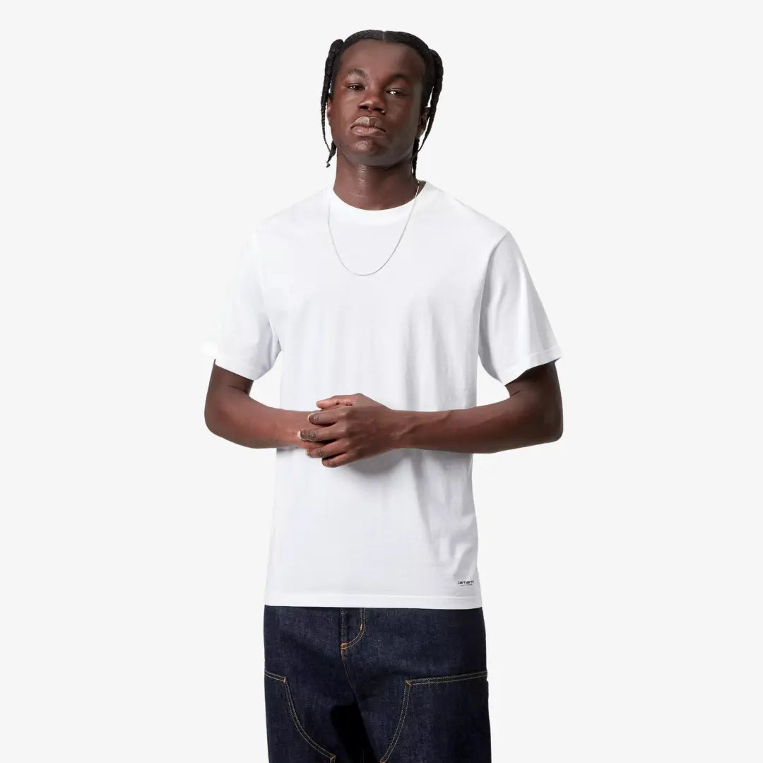 Pack 2 T-shirts - Blanc - Carhartt WIP - détail 3