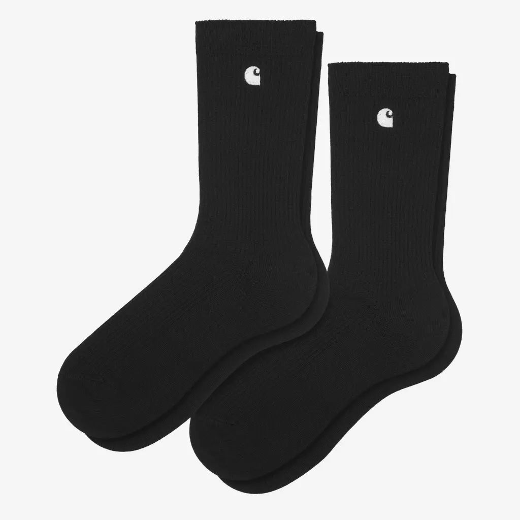 CARHARTT WIP -  PACK CHAUSSETTES MADISON - BLACK & WHITE -  Klubb