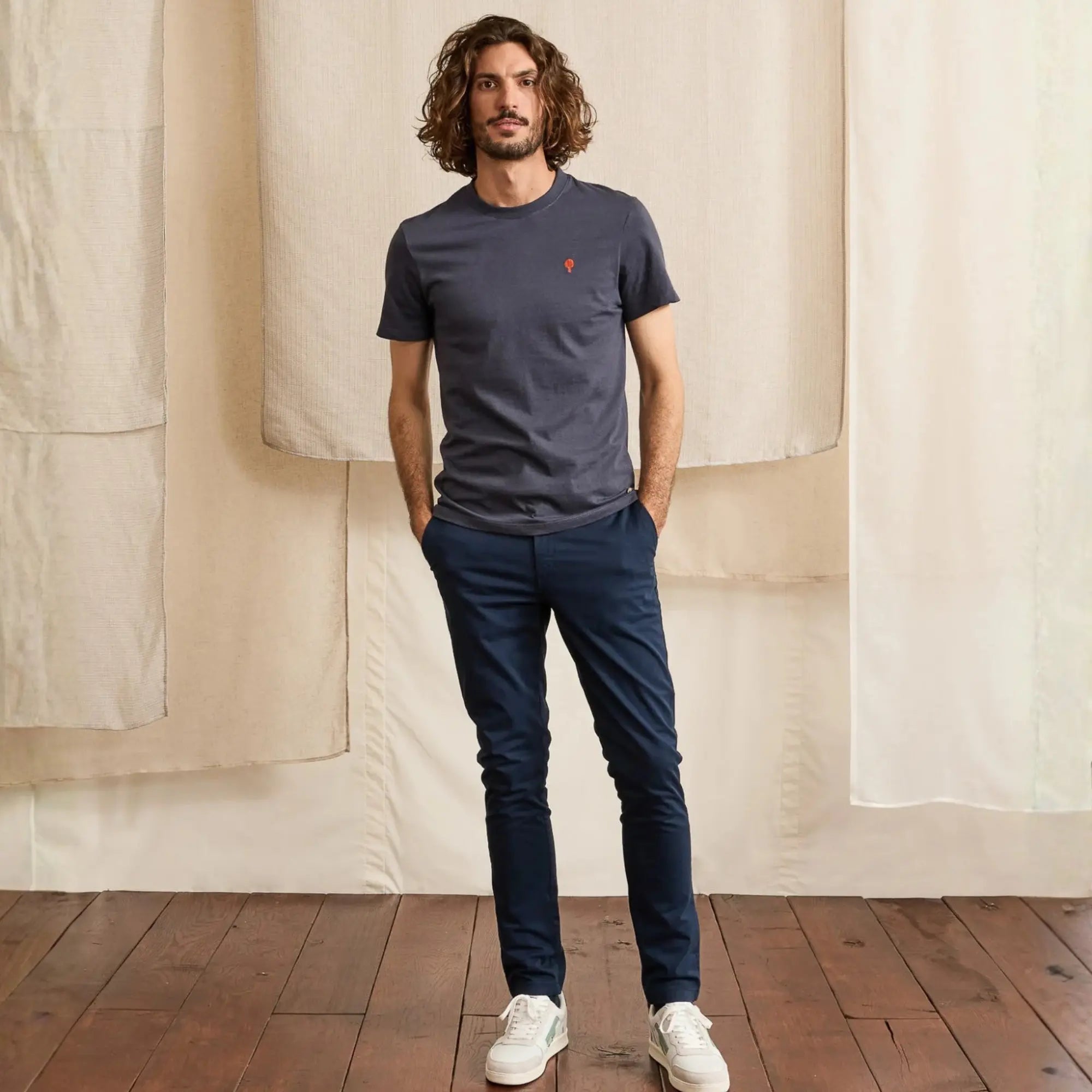 FAGUO -  PANTALON BRIX MARINE -  Klubb