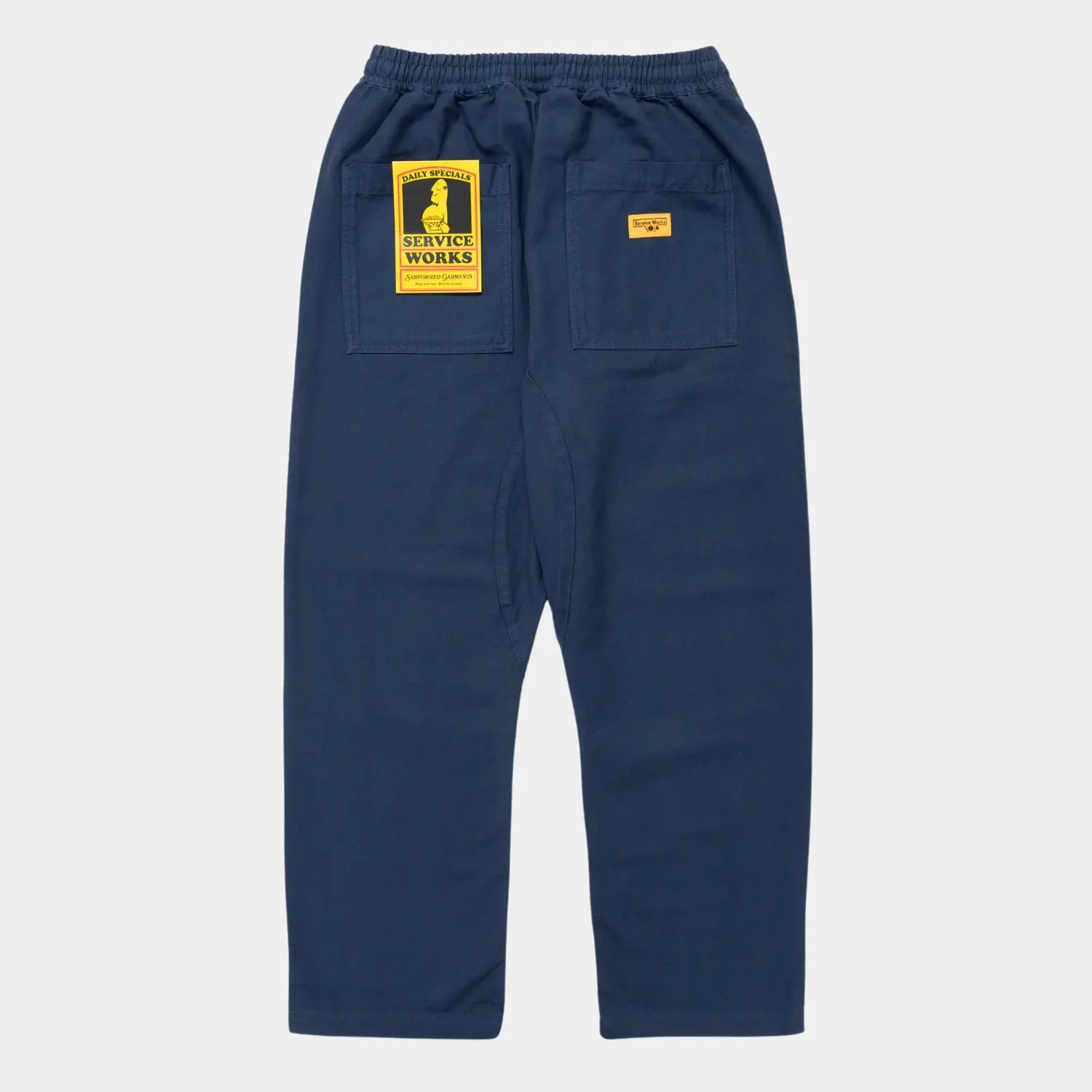 PANTALON CHEF CANVAS - BLEU SERVICE WORKS -  Klubb