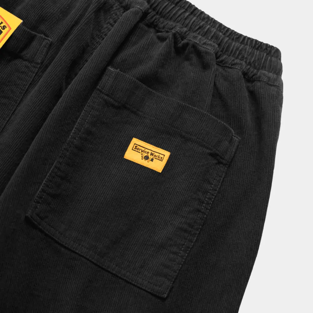PANTALON CHEF VELOURS - NOIR SERVICE WORKS -  Klubb