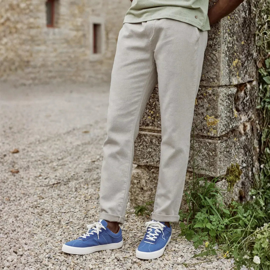Pantalon Dreuille - Écru - Faguo - détail 2