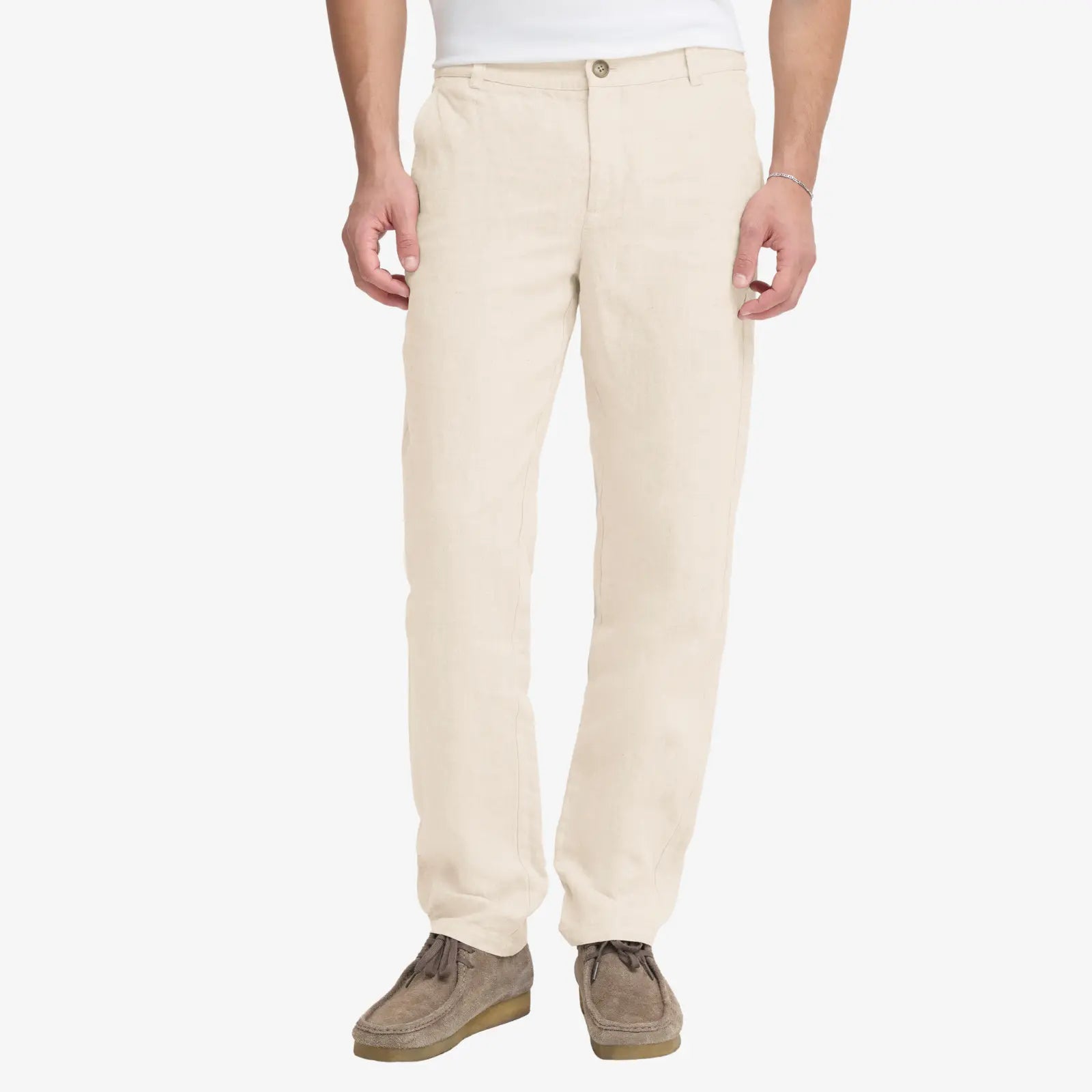 Pantalon en Lin - Naturel